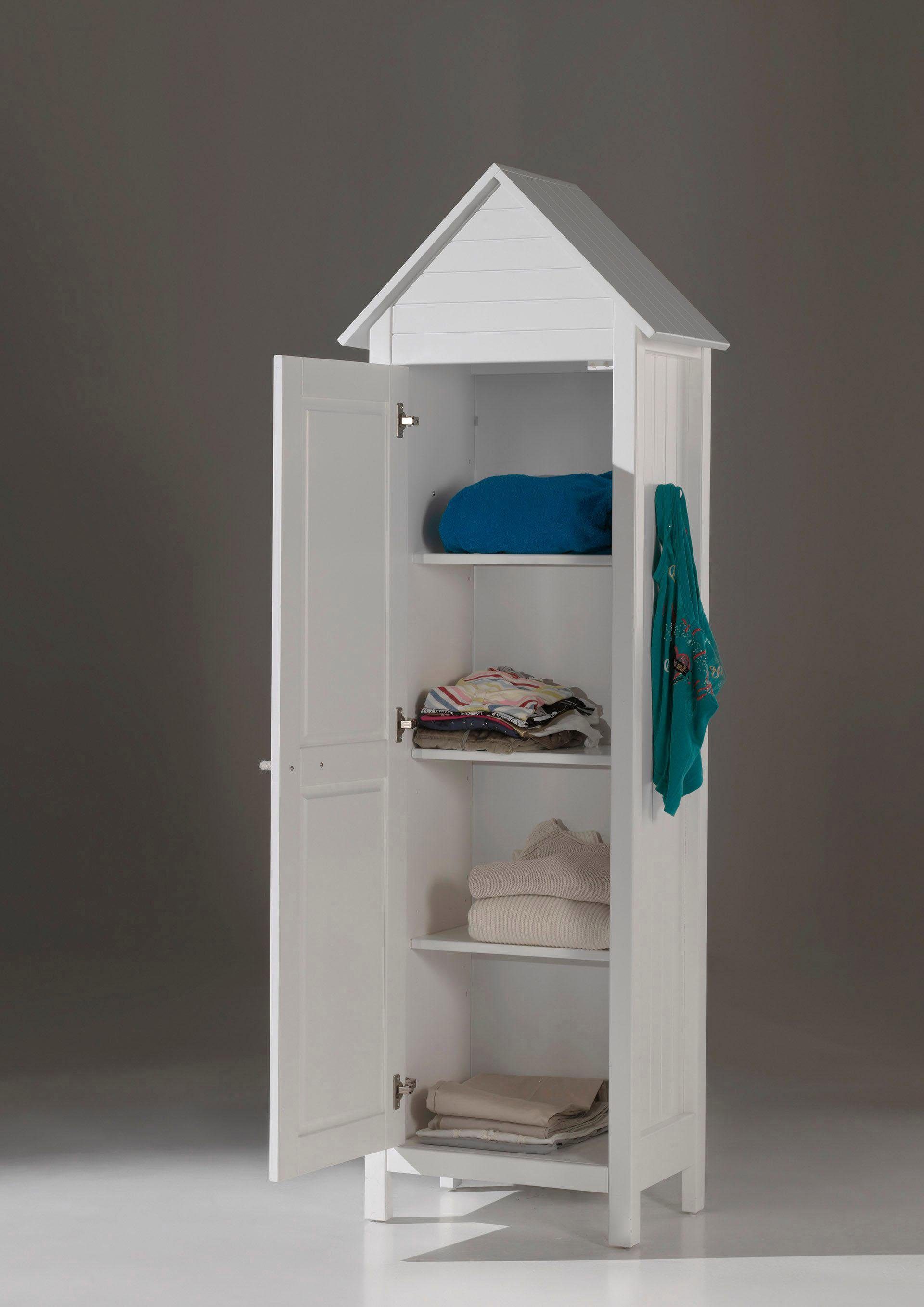 Vipack Kinderkleiderschrank Lewis Wäscheschrank, MDF-Oberfläche