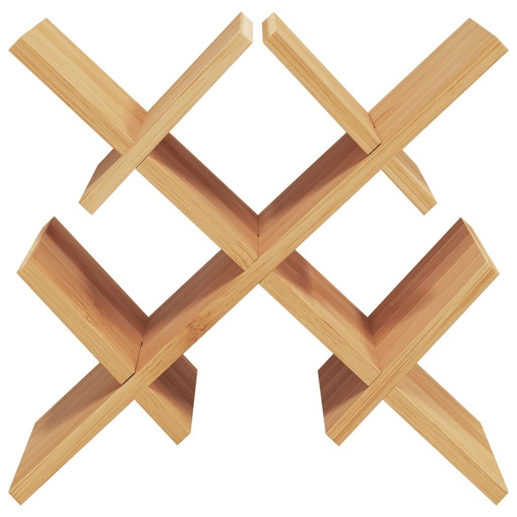 vidaXL Weinregal Weinregal für 5 Flaschen 41x15x25 cm Bambus, 1-tlg.