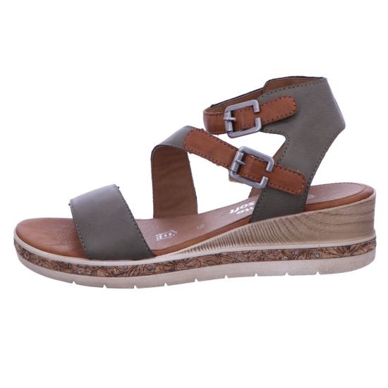 REMONTE Klassische Sandalen grün
