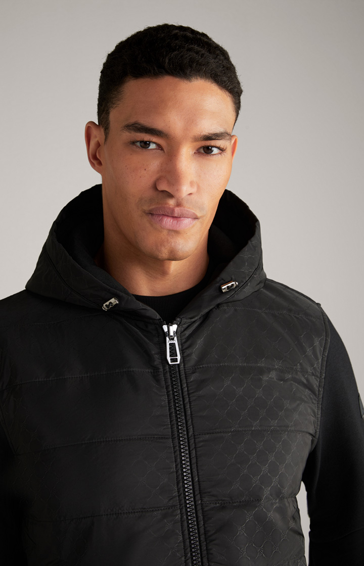 Cornflower Sweatjacke Scotty in Schwarz