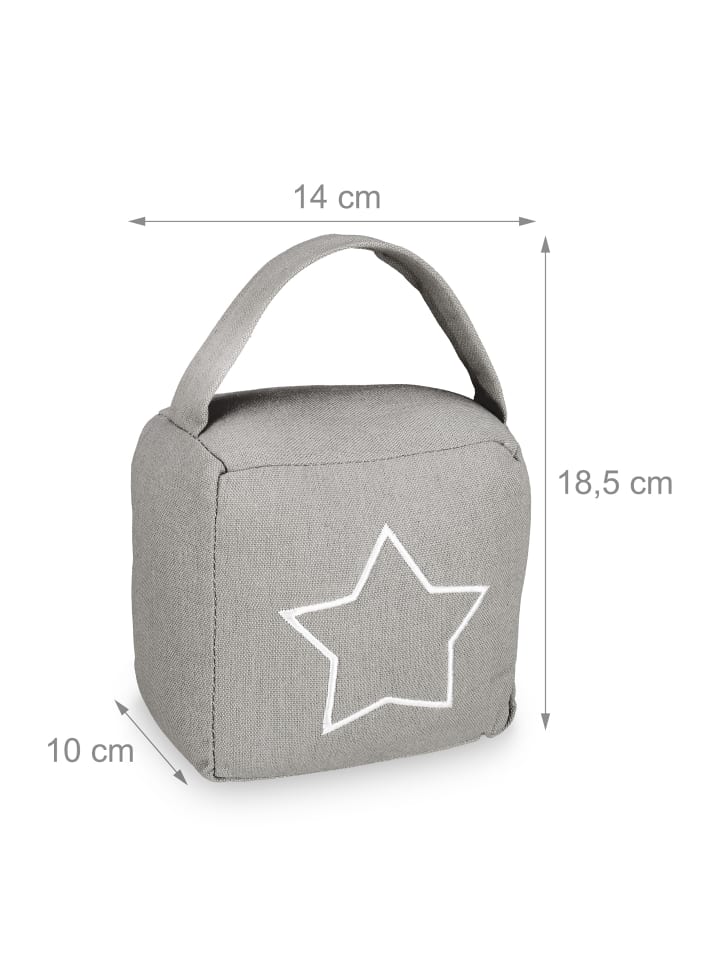 relaxdays Türstopper Stern in Dunkelgrau - (B)14x (H)18,5 x (T)10 cm günstig kaufen onesize