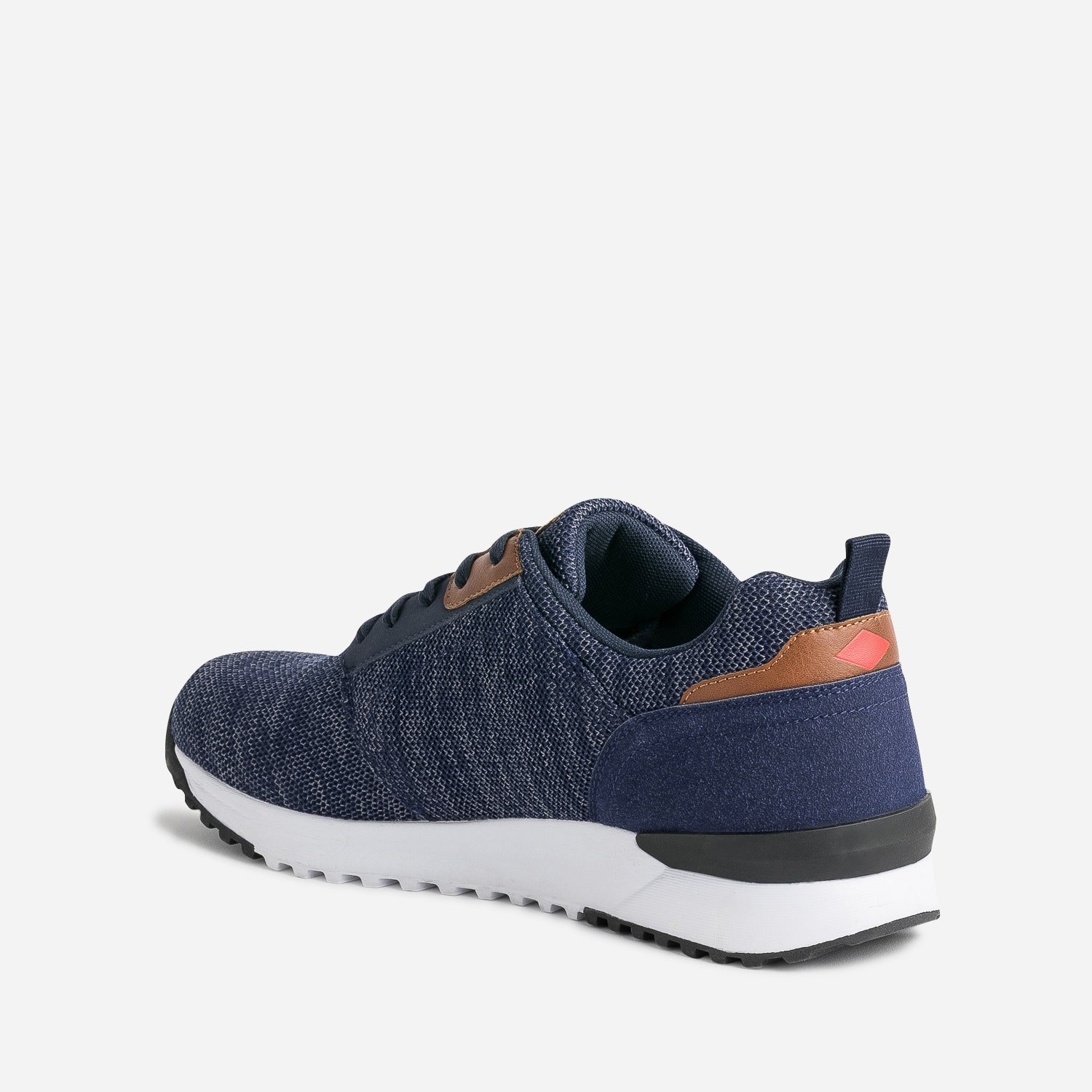 Tennis LEE COOPER marine chiné en mesh
