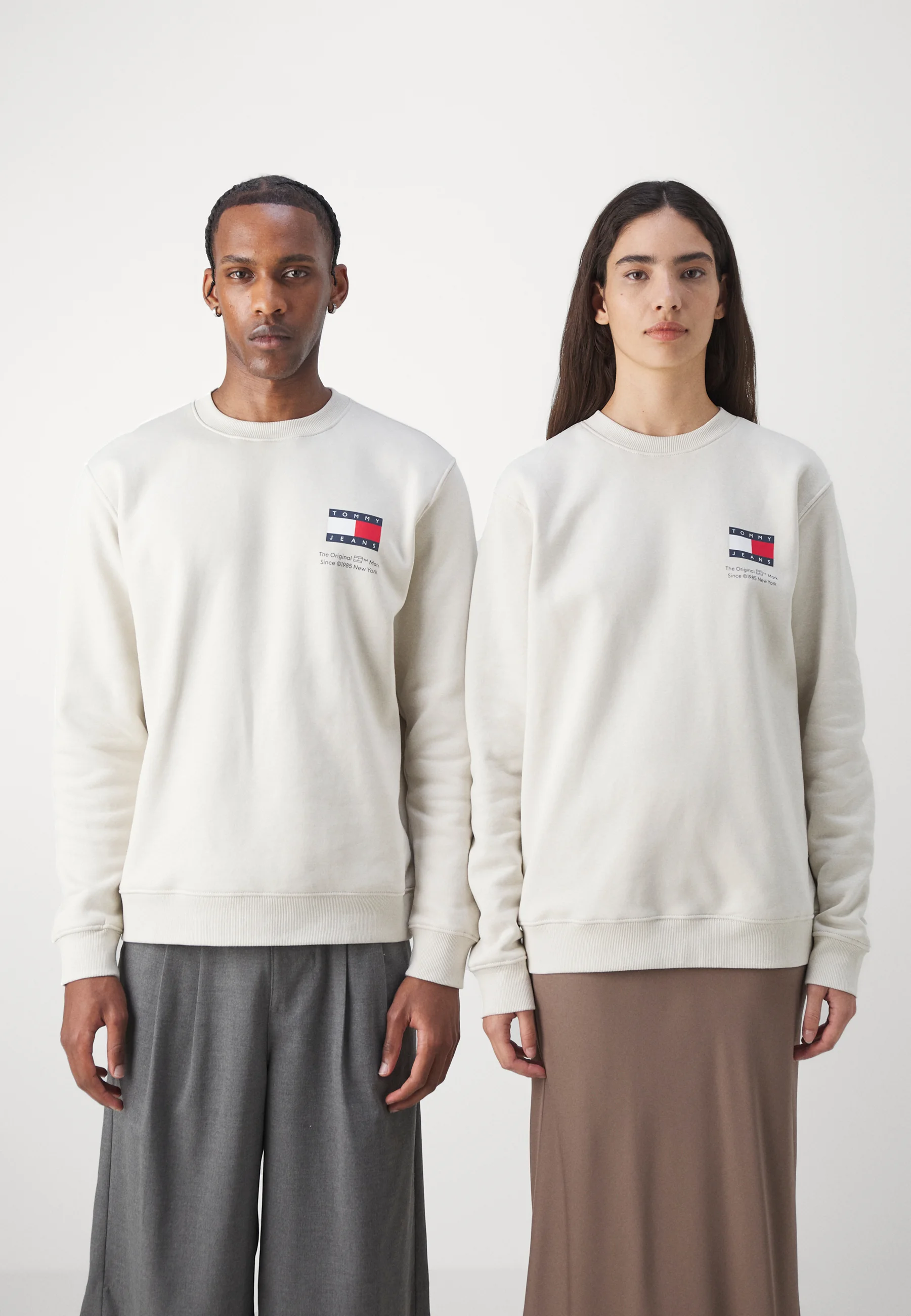 Tommy Jeans ESSENTIAL FLAG CNECK UNISEX - Sudadera