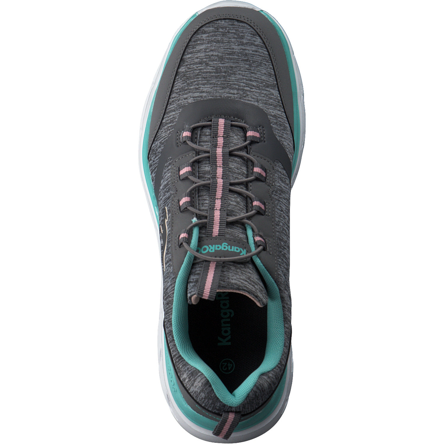 KangaROOS KN-Jessy 39332, Schnürschuhe, Damen, steel grey/ocean