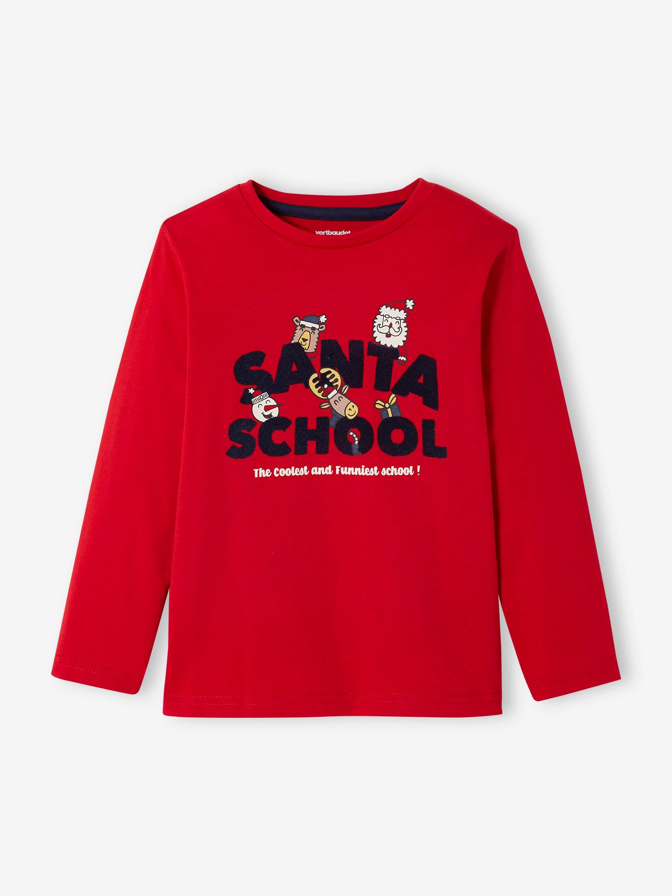 T-shirt de noël motif ludique 