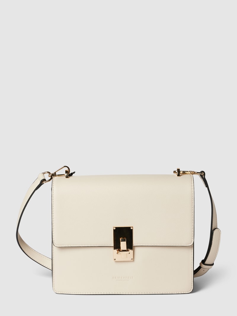 Crossbody Bag mit Klickverschluss Modell 'Birsta' in offwhite