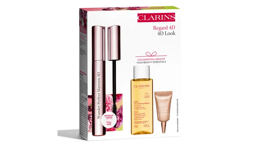 CLARINS Wonder Perfect Mascara 4D Geschenkpackung schwarz