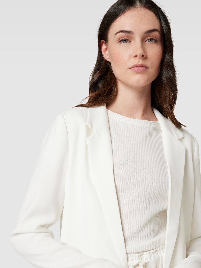 Blazer mit offener Vorderseite Modell 'Shirley' in weiß