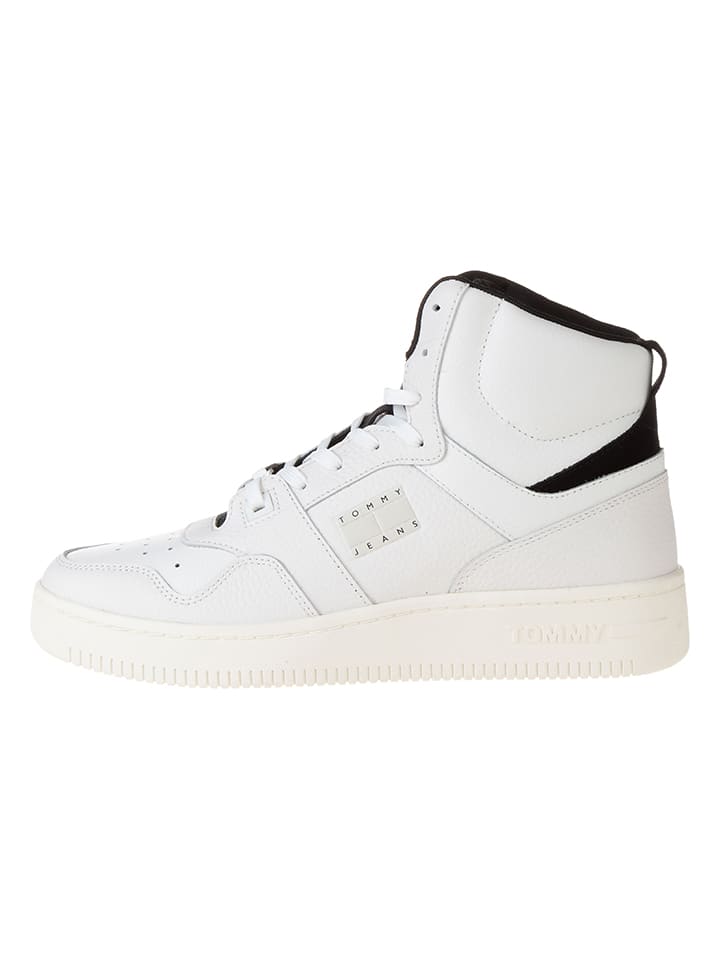 Tommy Hilfiger Shoes Leder-Sneakers in Creme günstig kaufen 42