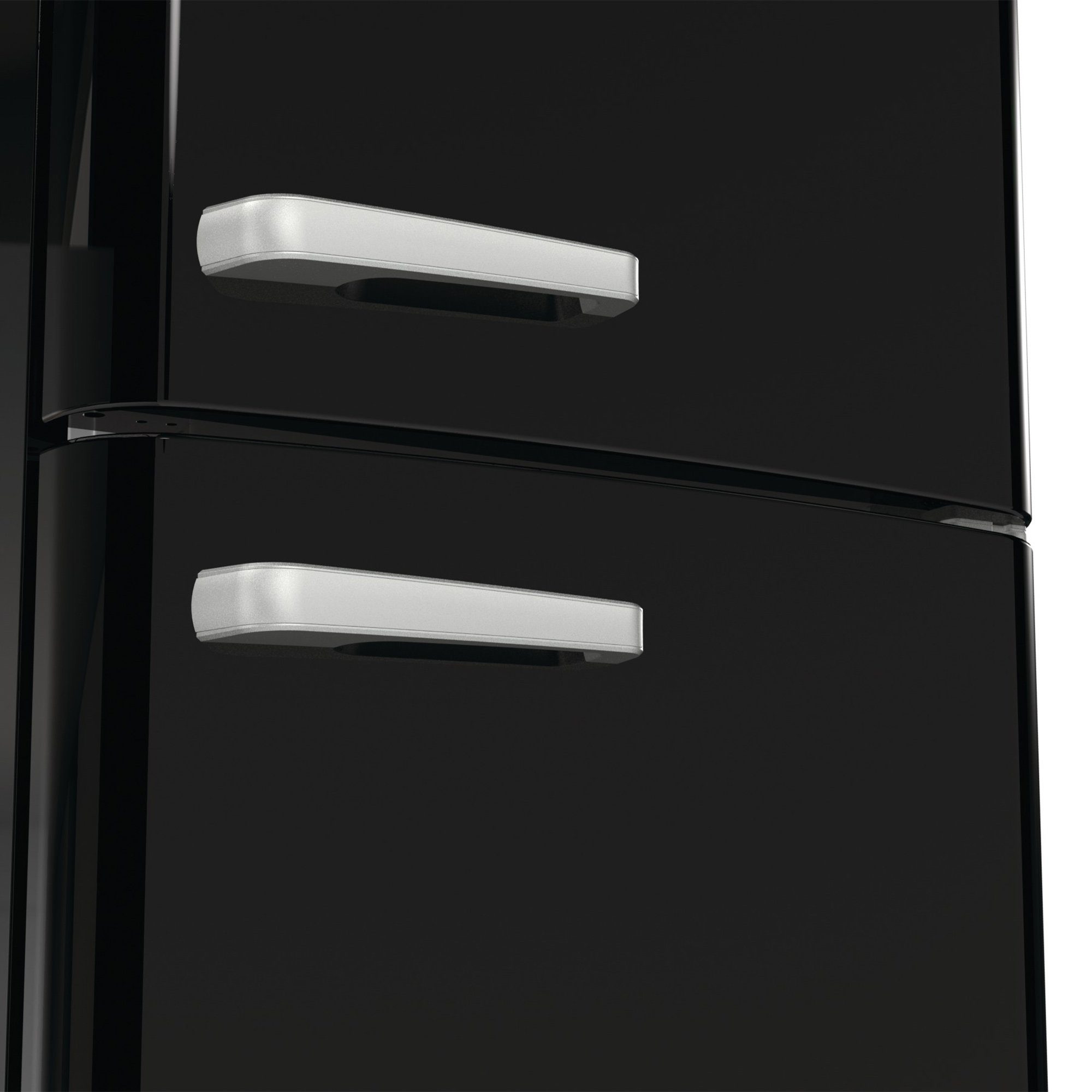 GORENJE Kühlschrank ONRK619EBK, 194 cm hoch, 60 cm breit, LED Display, NoFrostPlus, FastFreeze, IonAir und MultiFlow 360°