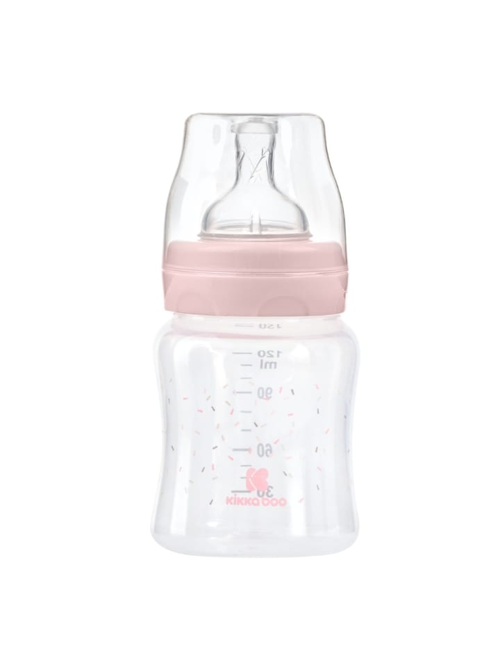 Kikkaboo Babyflasche PP 120 ml in rosa günstig kaufen onesize