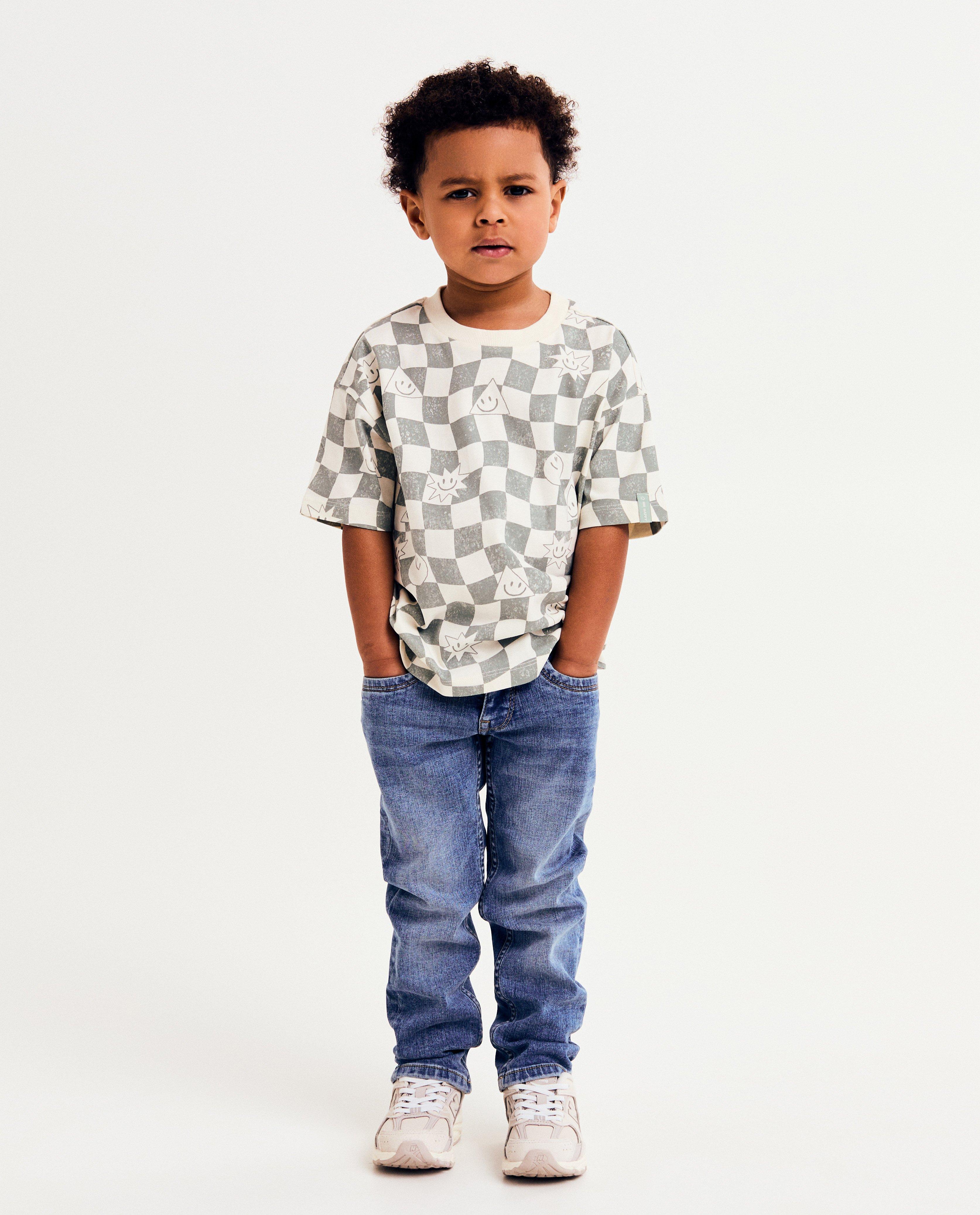 Kidz Nation khaki mosolygós póló