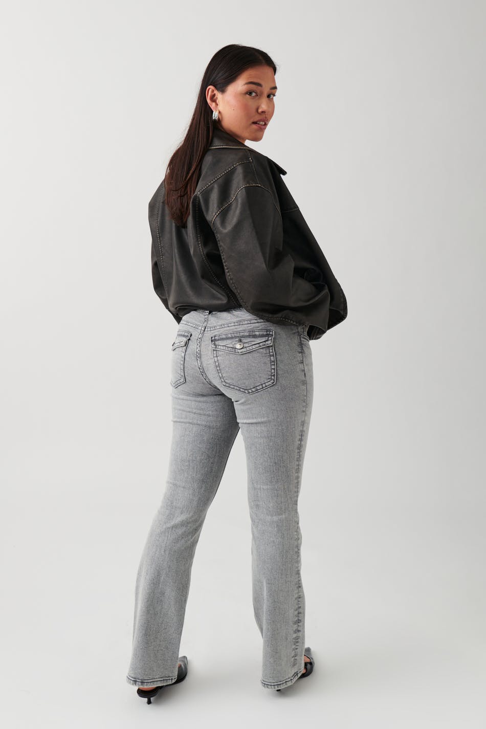 Y2k low bootcut jeans