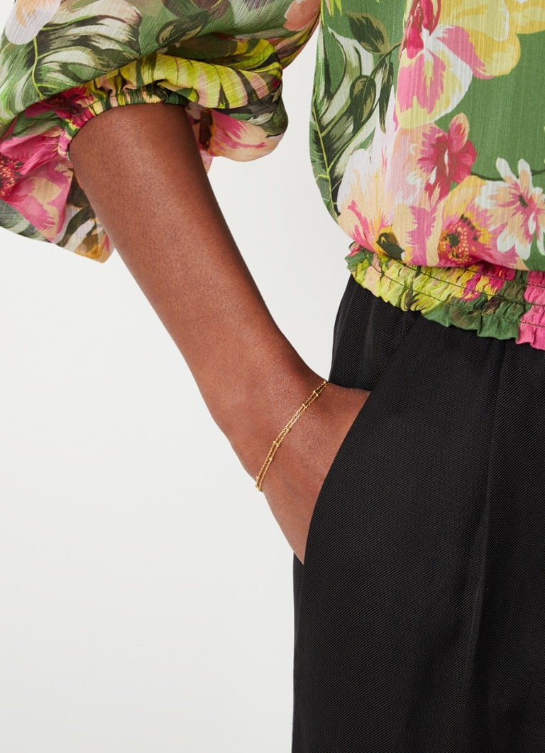 Missoma Double Chain link bracelet gold-plated