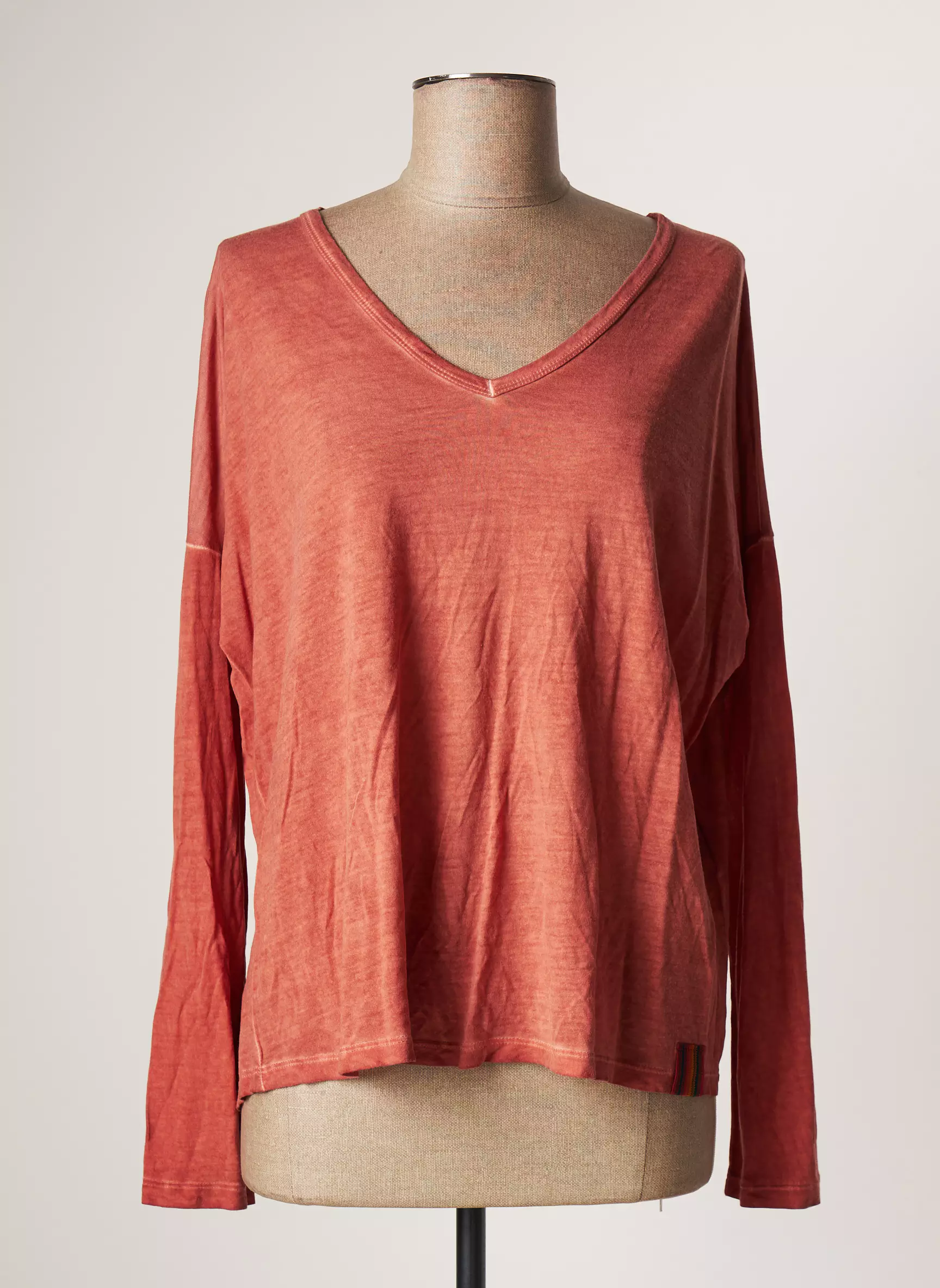 Happy Tshirts Femme couleur orange