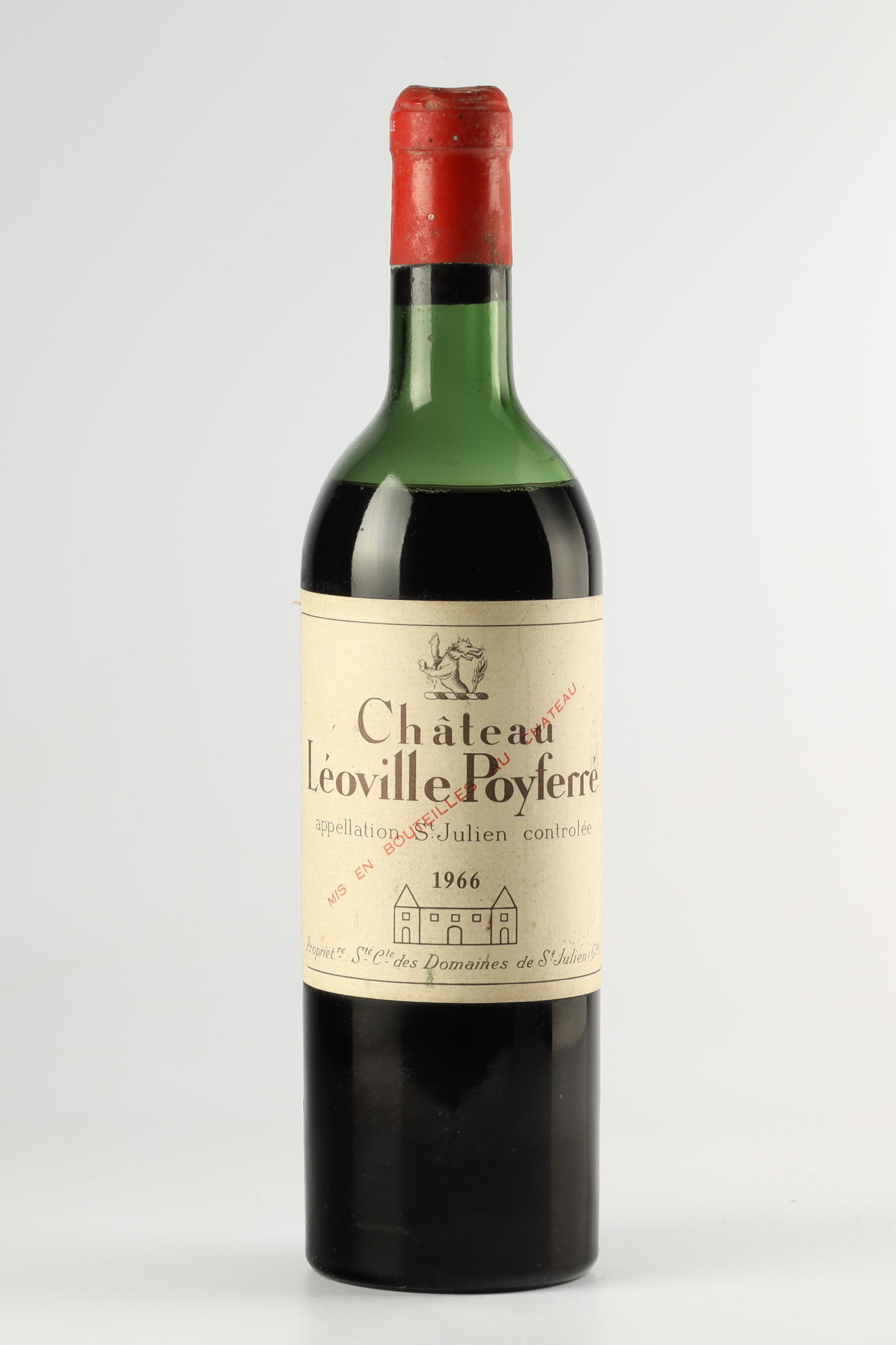 Château Leoville Poyferre 1966, Saint Julien