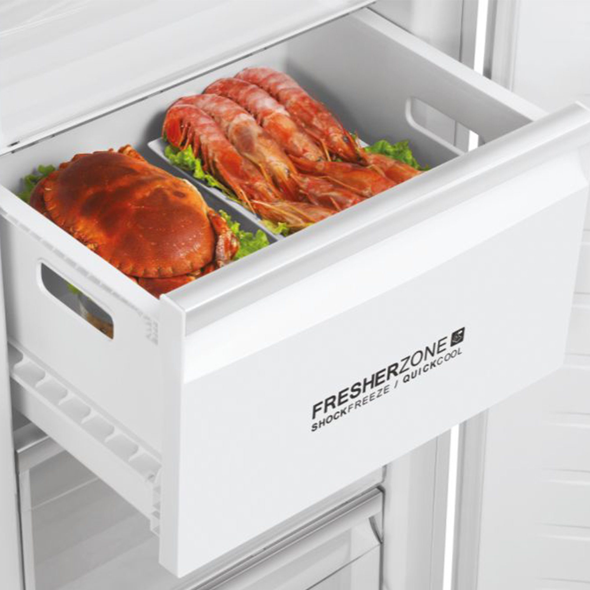 Haier Gefrierschrank H3F-320WTAAU1, 190.5 cm hoch, 59.5 cm breit, No Frost, Gefrierschrank wird zum Kühlschrank