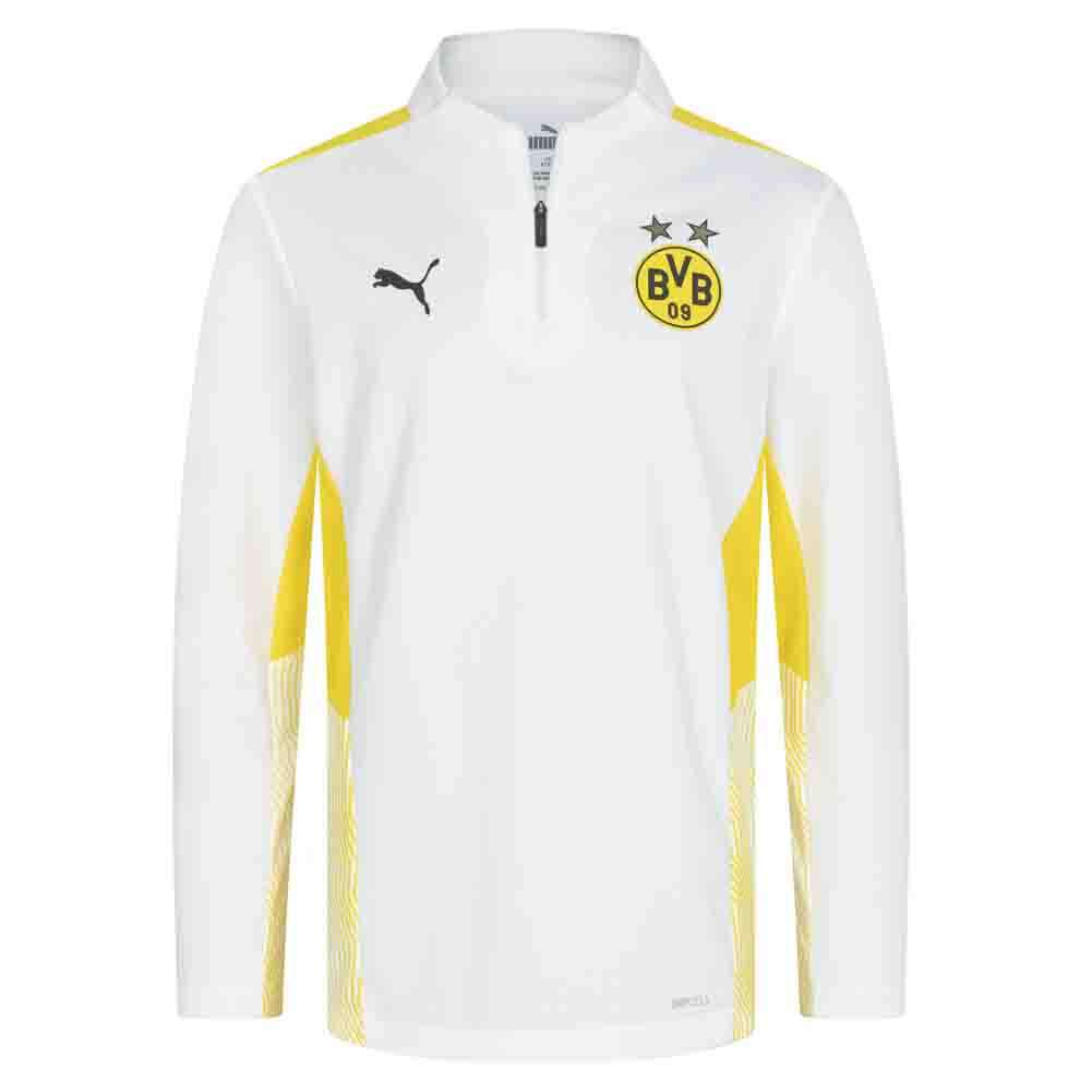 Borussia Dortmund BVB 09 PUMA 1/4 Zip Kinder Trainings Oberteil 765622-08