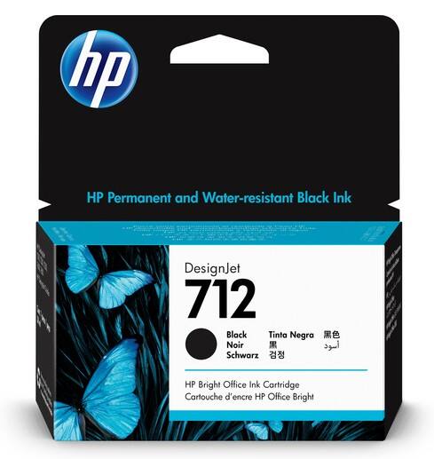 HP 712 Original Tonerkartusche 3ED70A Schwarz