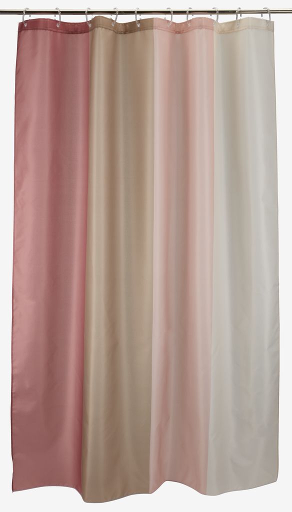 RAKSTA plus Zasłona prysznicowa RAKSTA 150x200cm jasnoróżowa