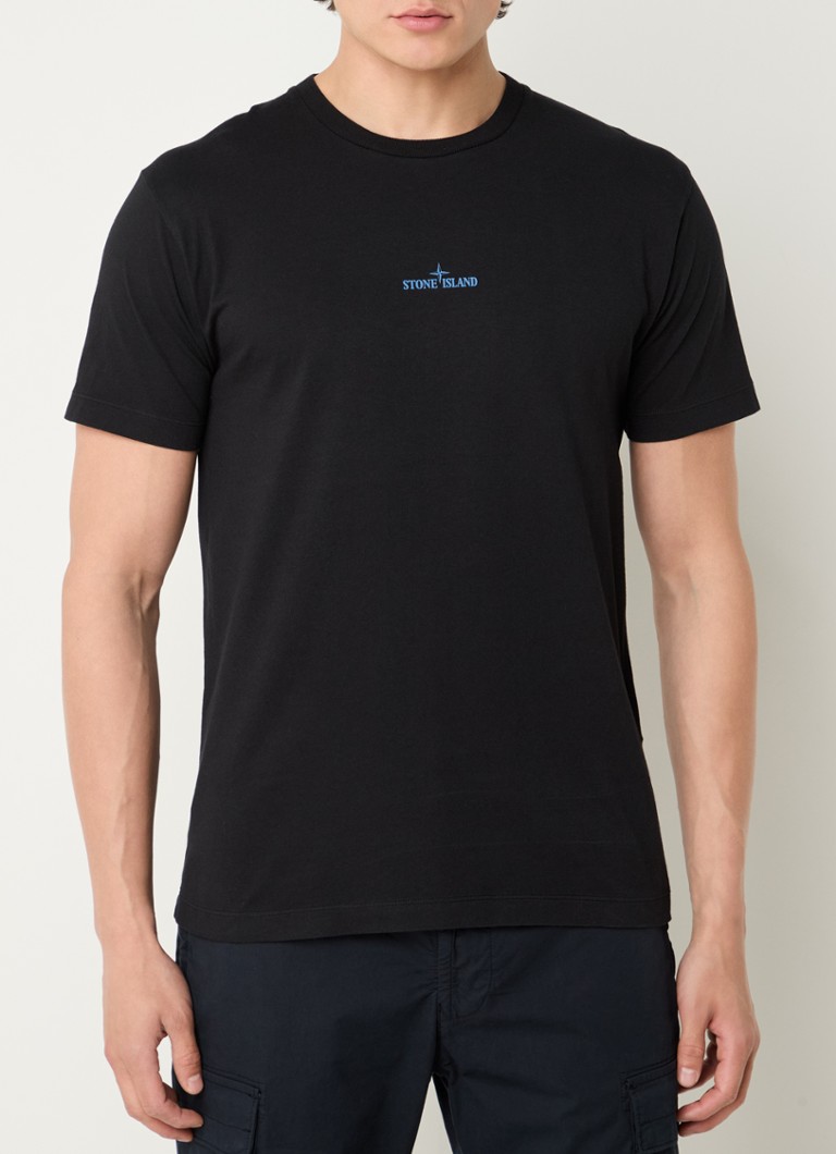 Tricou Stone Island 2NS81 Compass cu logo și imprimeu pe spate.