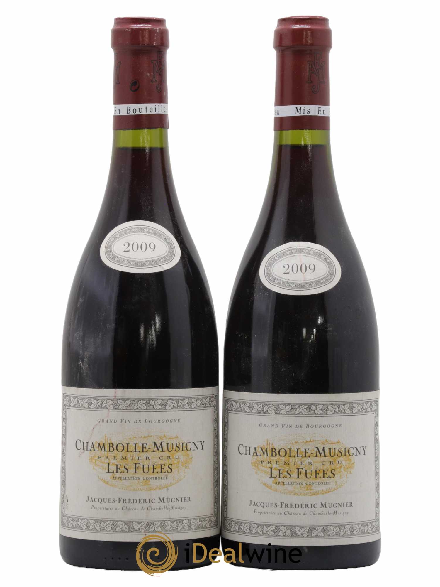 Chambolle-Musigny 1er Cru Les Fuées Jacques-Frédéric Mugnier  2009 - Lot de 2 Bouteilles