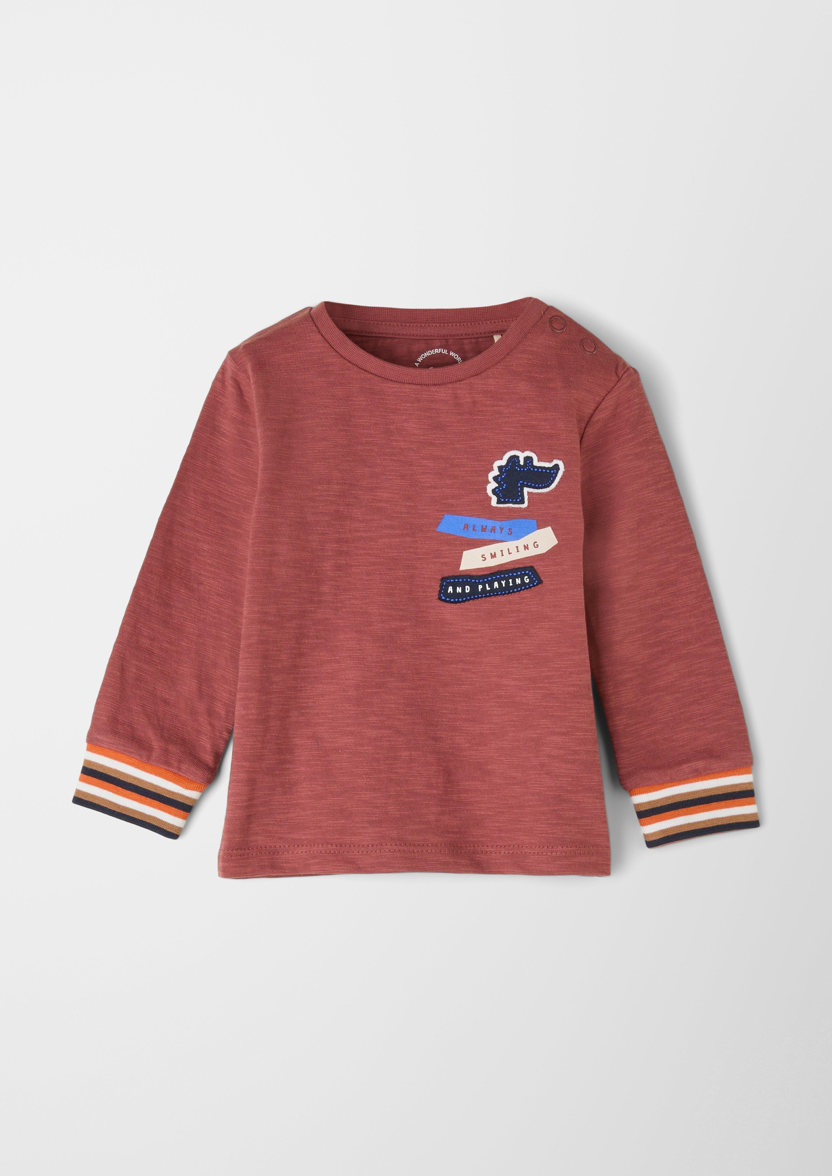 Longsleeve mit Flammgarn-Struktur  2118364-3854