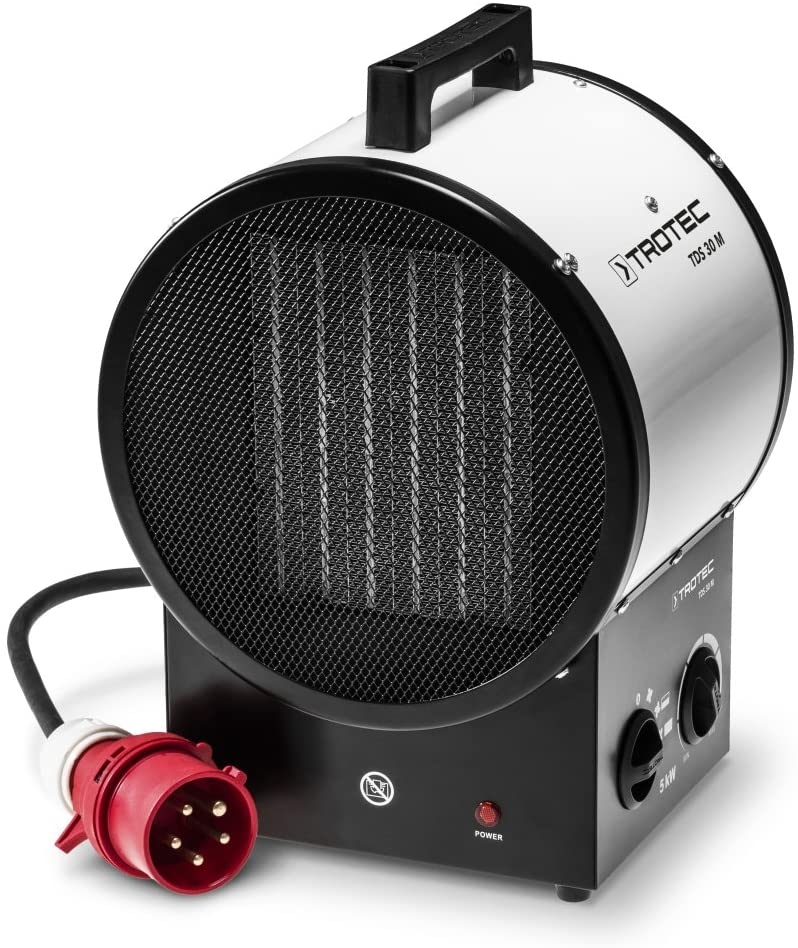 Trotec 1410000054 TDS 30 M keramisk varmeblæser 5,0 kW 400 volt