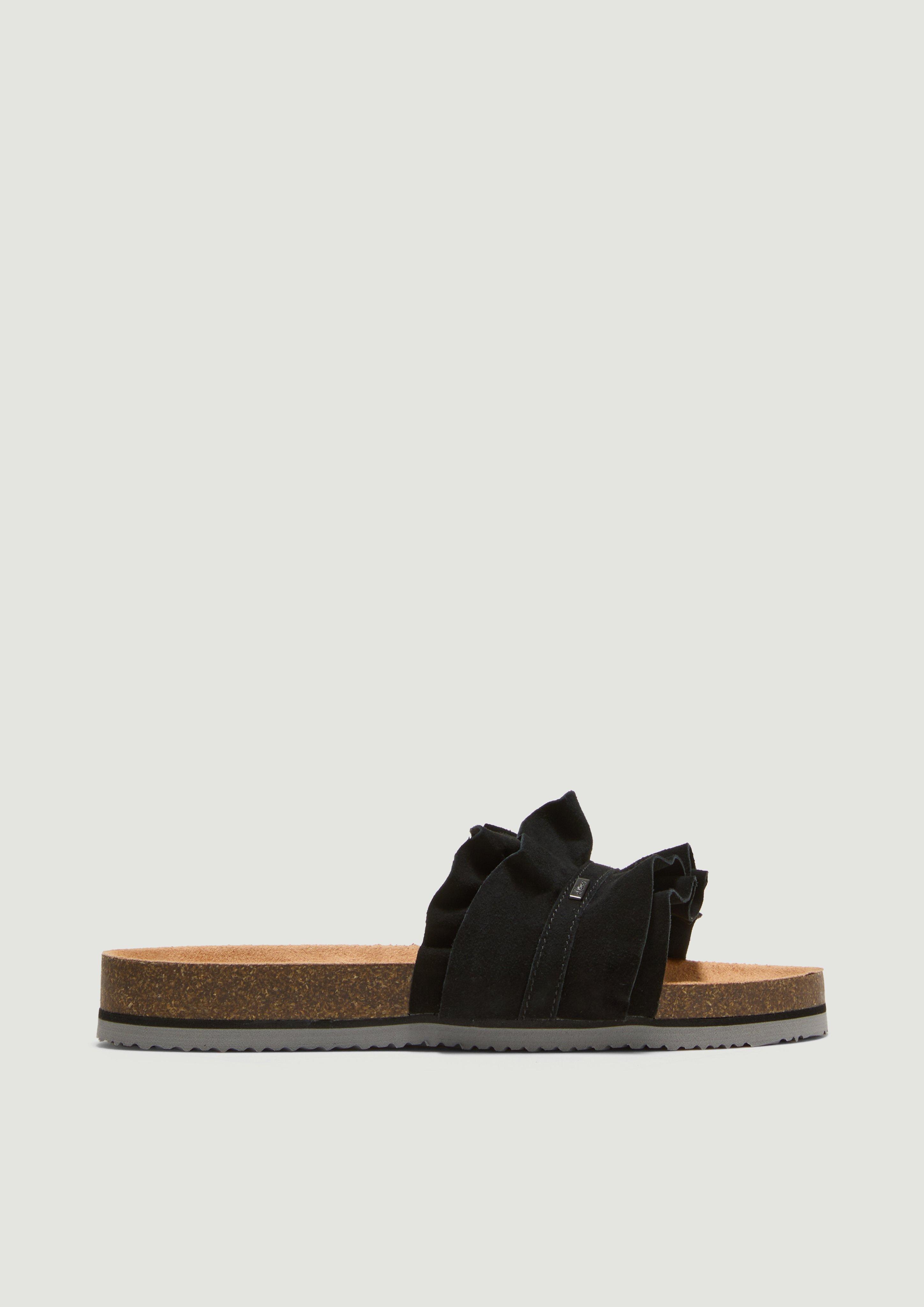 Pantoletten mit Volants  1235067-001
