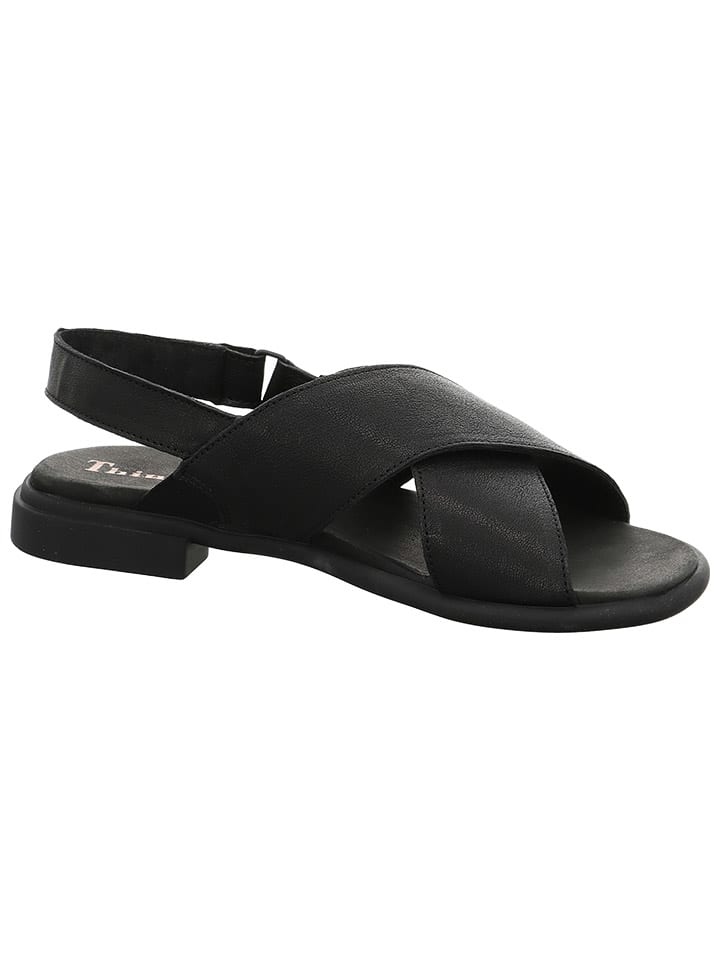 Think! Leder-Sandalen in Schwarz günstig kaufen