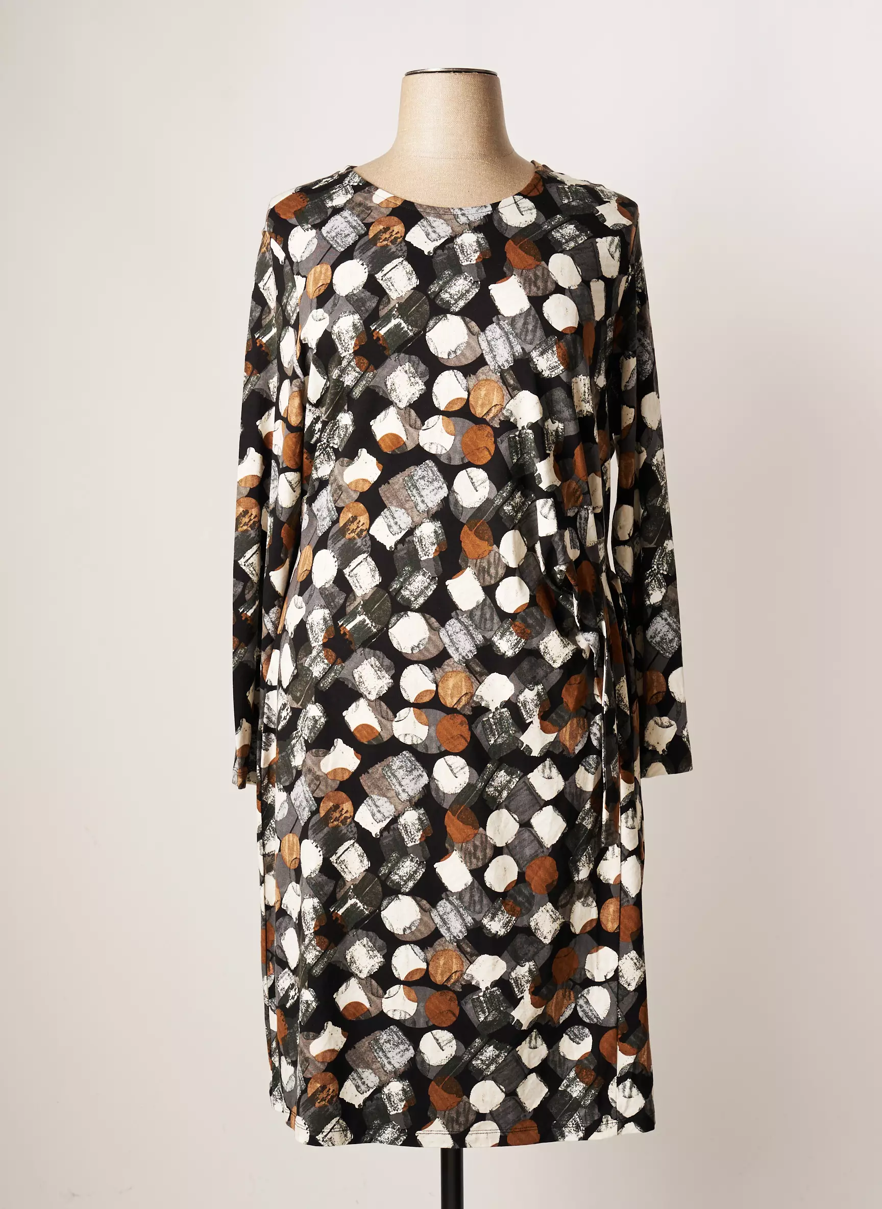 Brandtex Robes Mi Longues Femme couleur noir