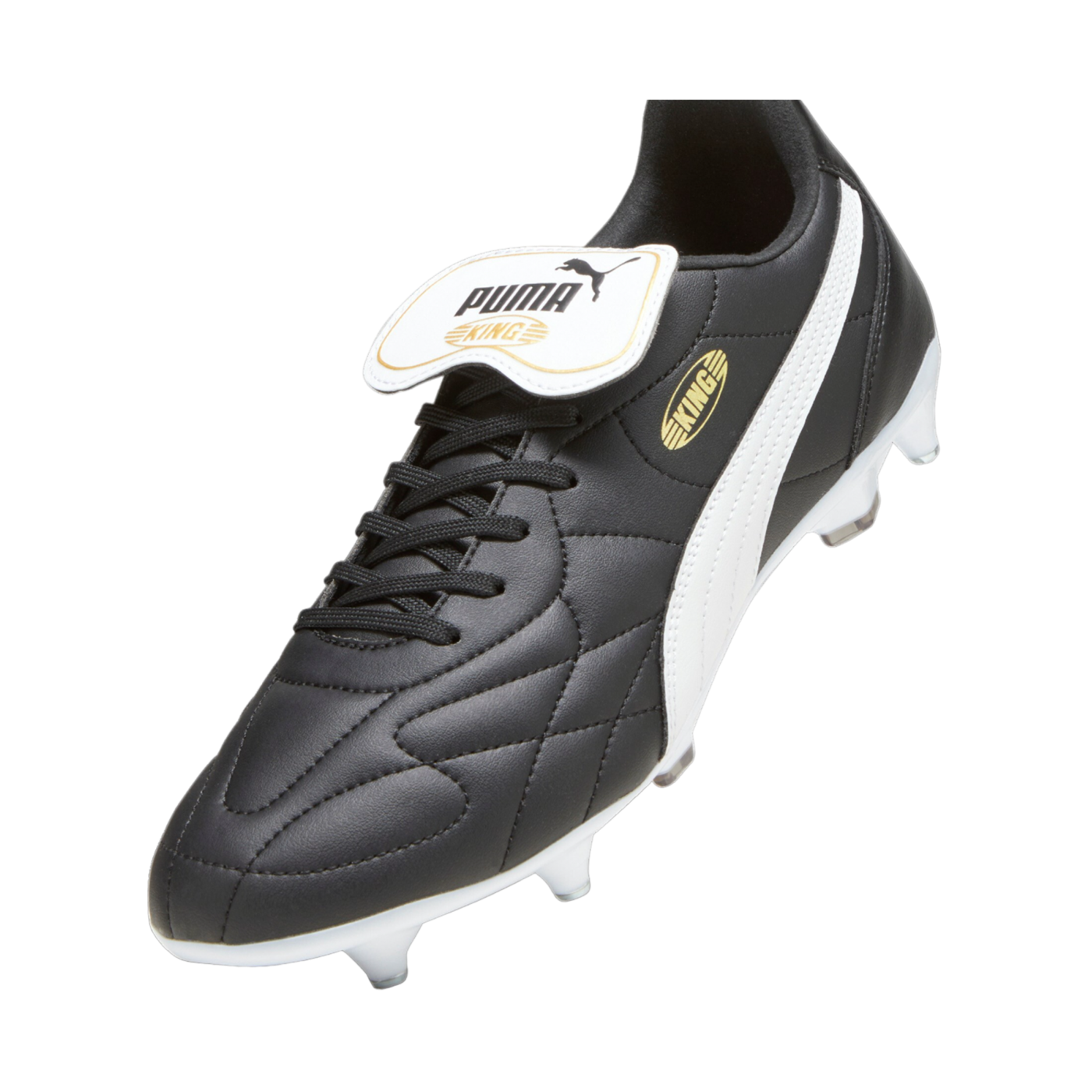 PUMA KING Top MxSG Schwarz Weiss Gold F01