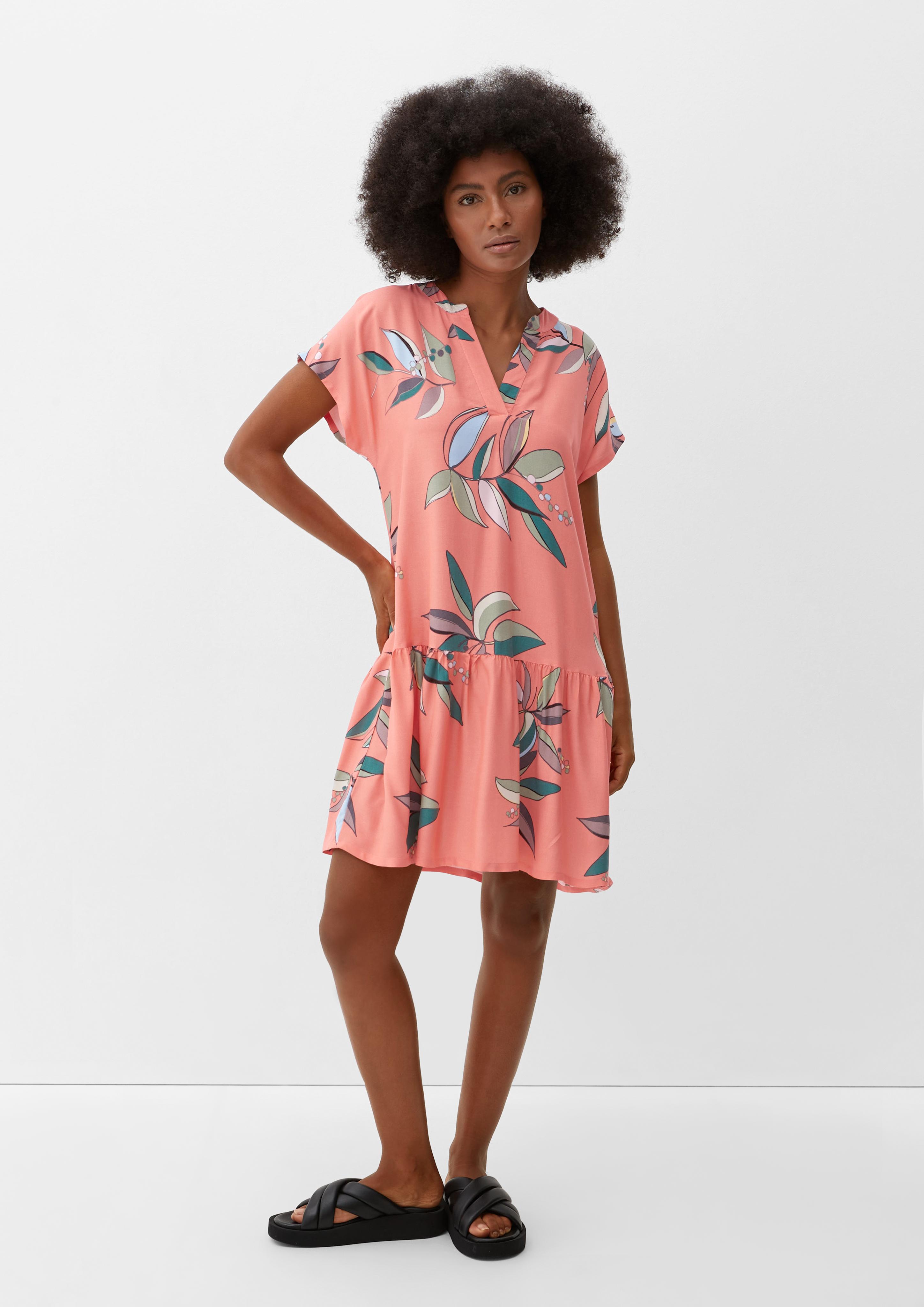 Blusenkleid mit Volants  6008464-45A1