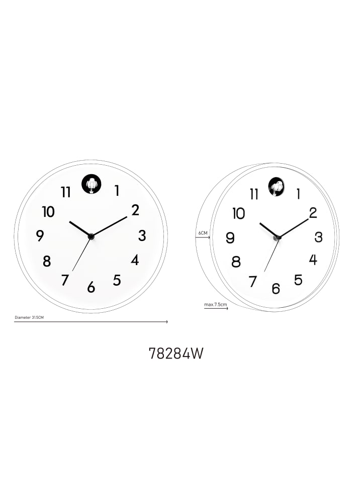 Globo lighting Wanduhr 