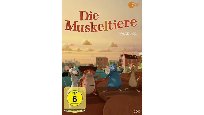 Die Muskeltiere Folge 1-22  [2 DVDs]