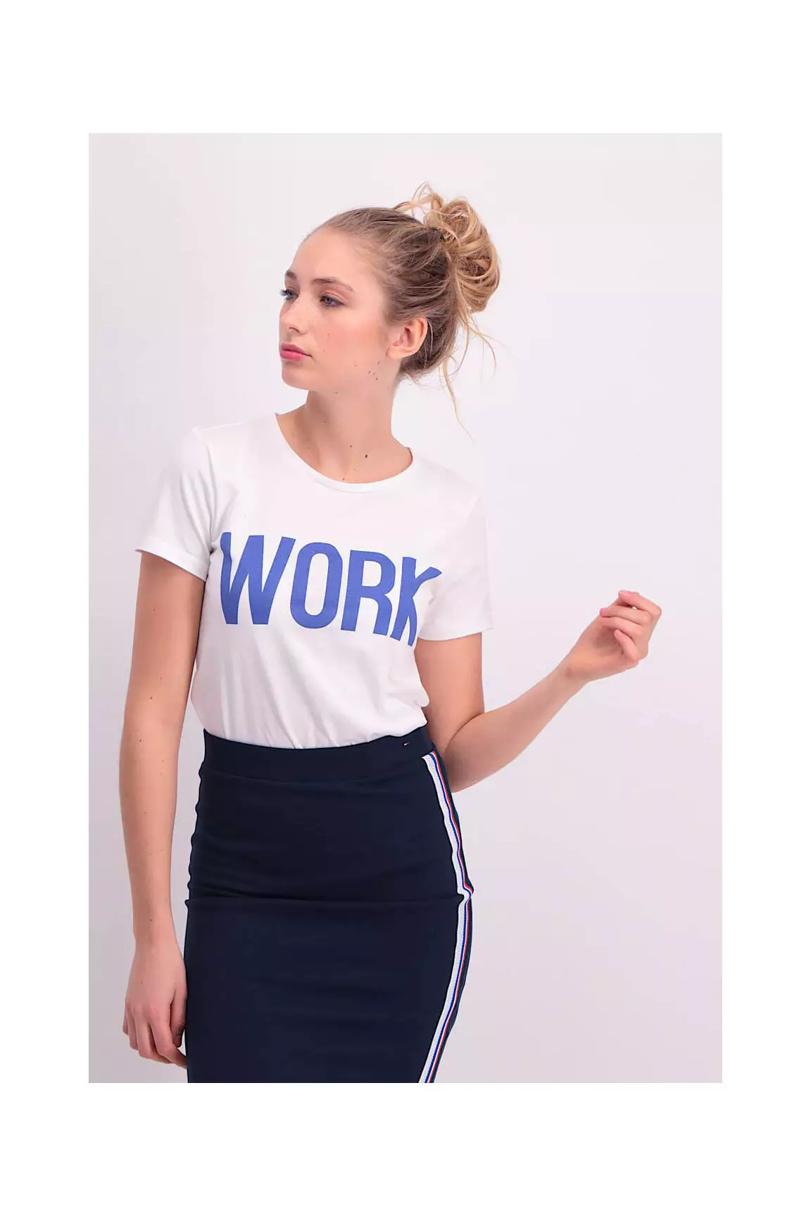 Only Tshirts Femme couleur blanc