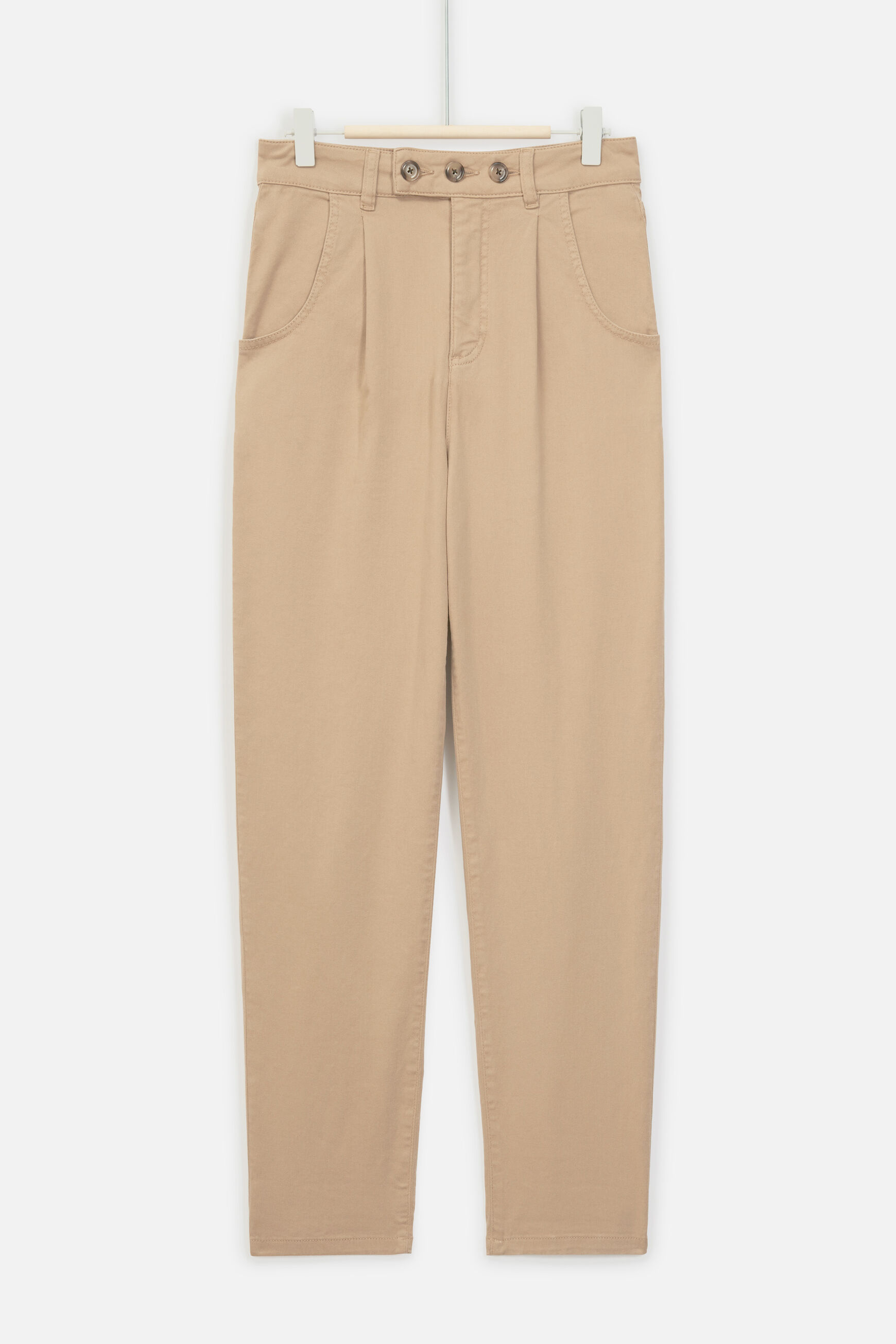 pantalon roma jaune femme