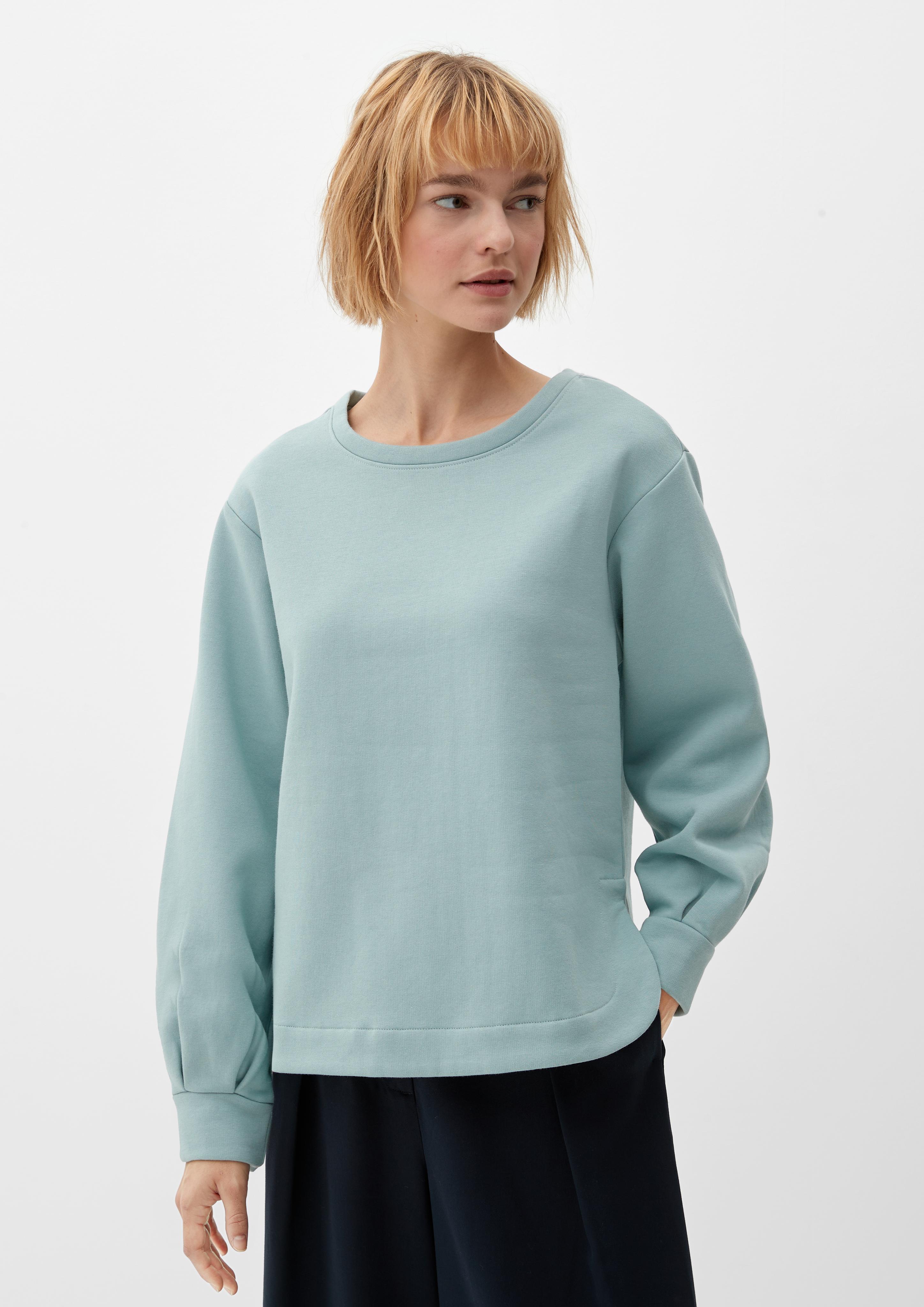 Sweatshirt mit abgerundetem Saum  2121410-7218