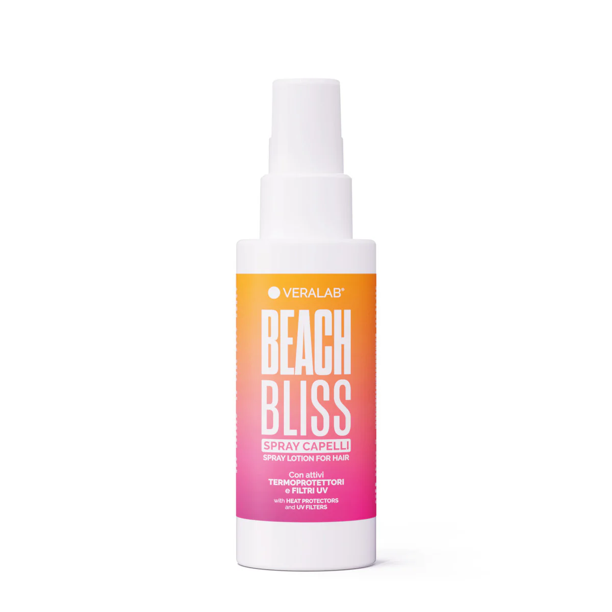 BEACH BLISS Sun Spray - Fixativ de păr cu protecții termice active și filtre UV - Tratament pentru păr cu protecție solară, Spray protector termic