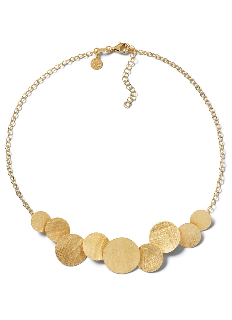 Casa Jewelry Luna XL halskjede forgylt