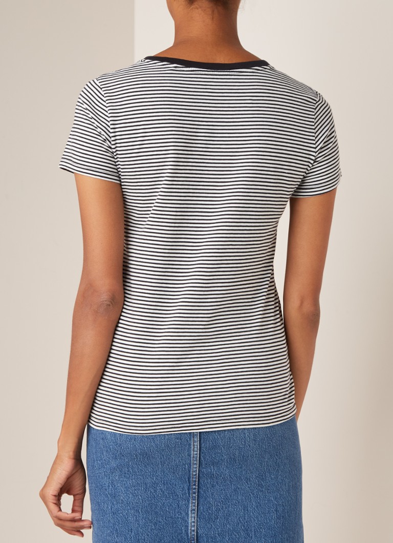 T-shirt Levi's Perfect con logo e stampa a righe