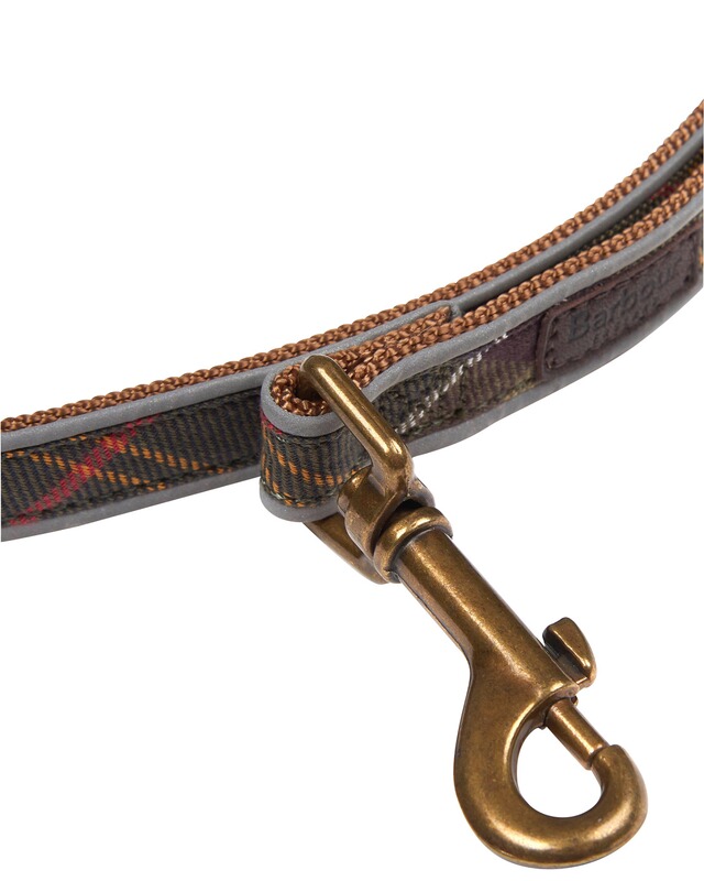 Barbour Hundeleine Reflective Tartan