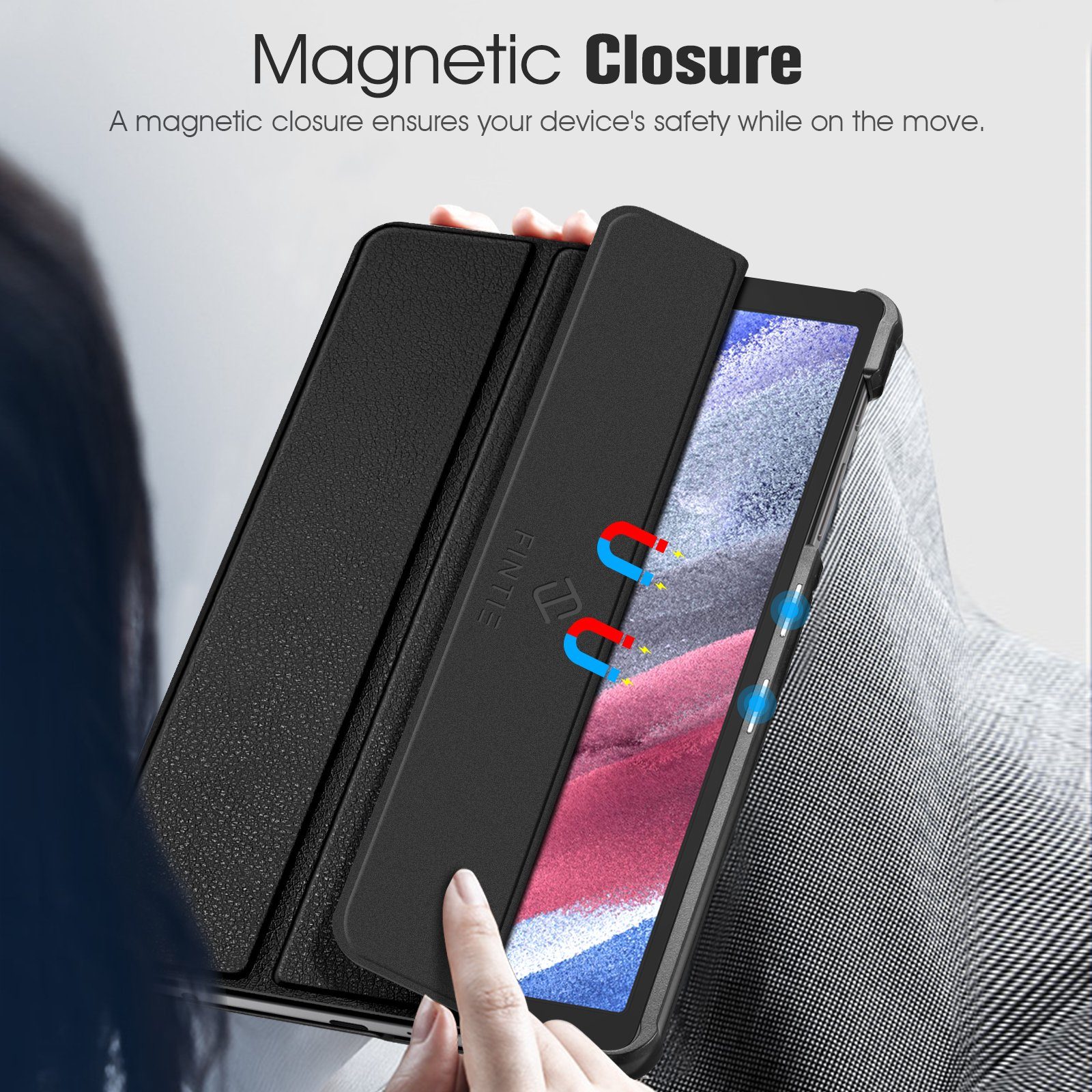 Fintie Tablet-Hülle Hülle für Samsung Galaxy Tab A7 Lite 8.7 2021 - Ultra Schlank Kunstleder Schutzhülle Cover für Samsung Galaxy Tab A7 Lite 8.7 Zoll SM-T225/T220 Tablet