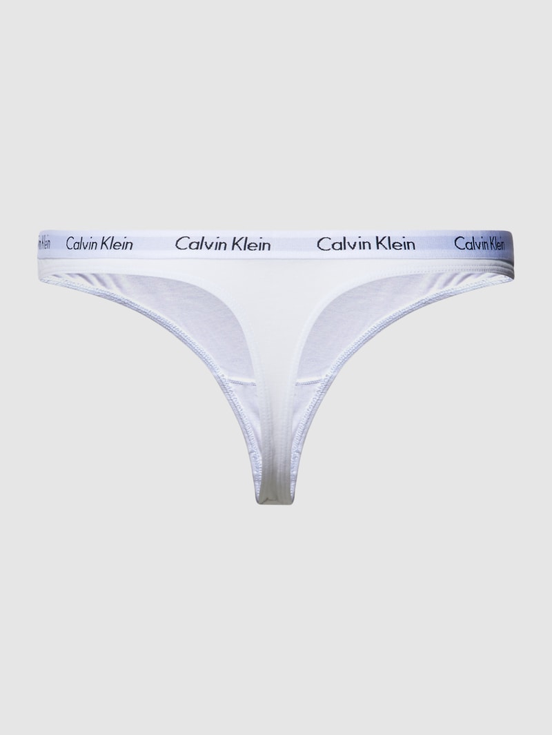 String mit elastischem Logo-Bund Modell 'CAROUSEL' im 3er-Pack in flieder