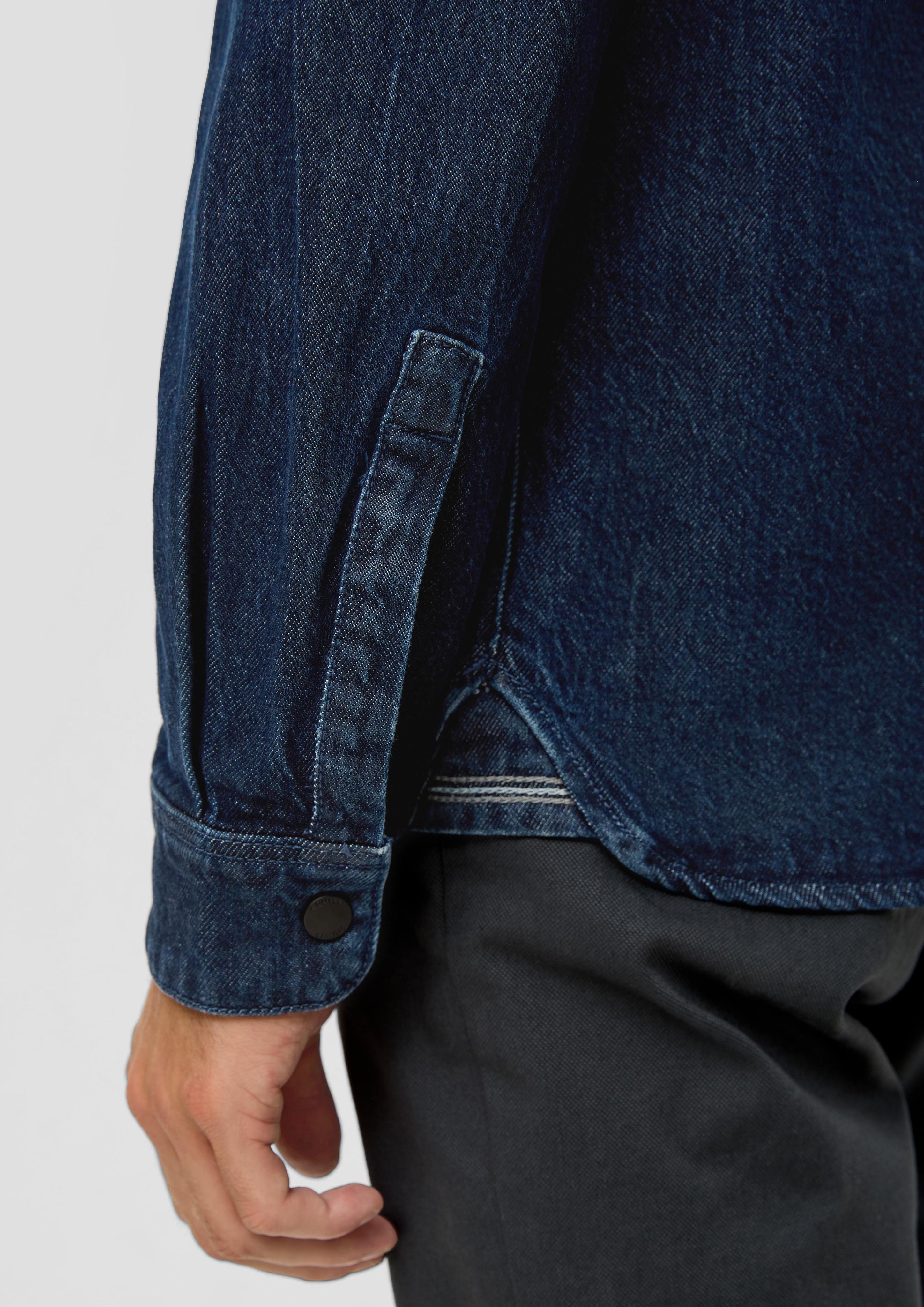 Relaxed: Jeanshemd aus Baumwollstretch  2135900-58Z8