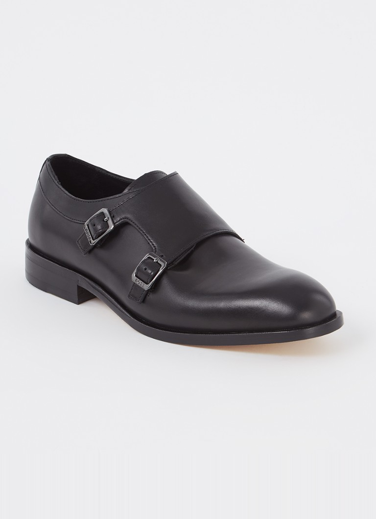 Pantofi HUGO BOSS din piele moale cu cataramă