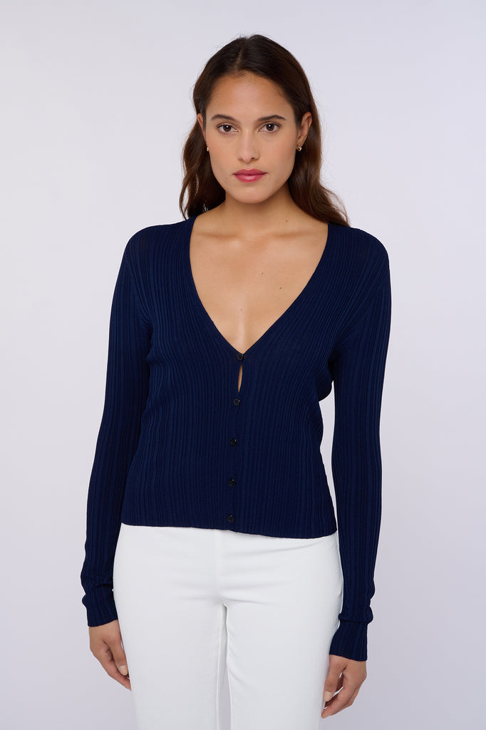 Gilet Bianca col V