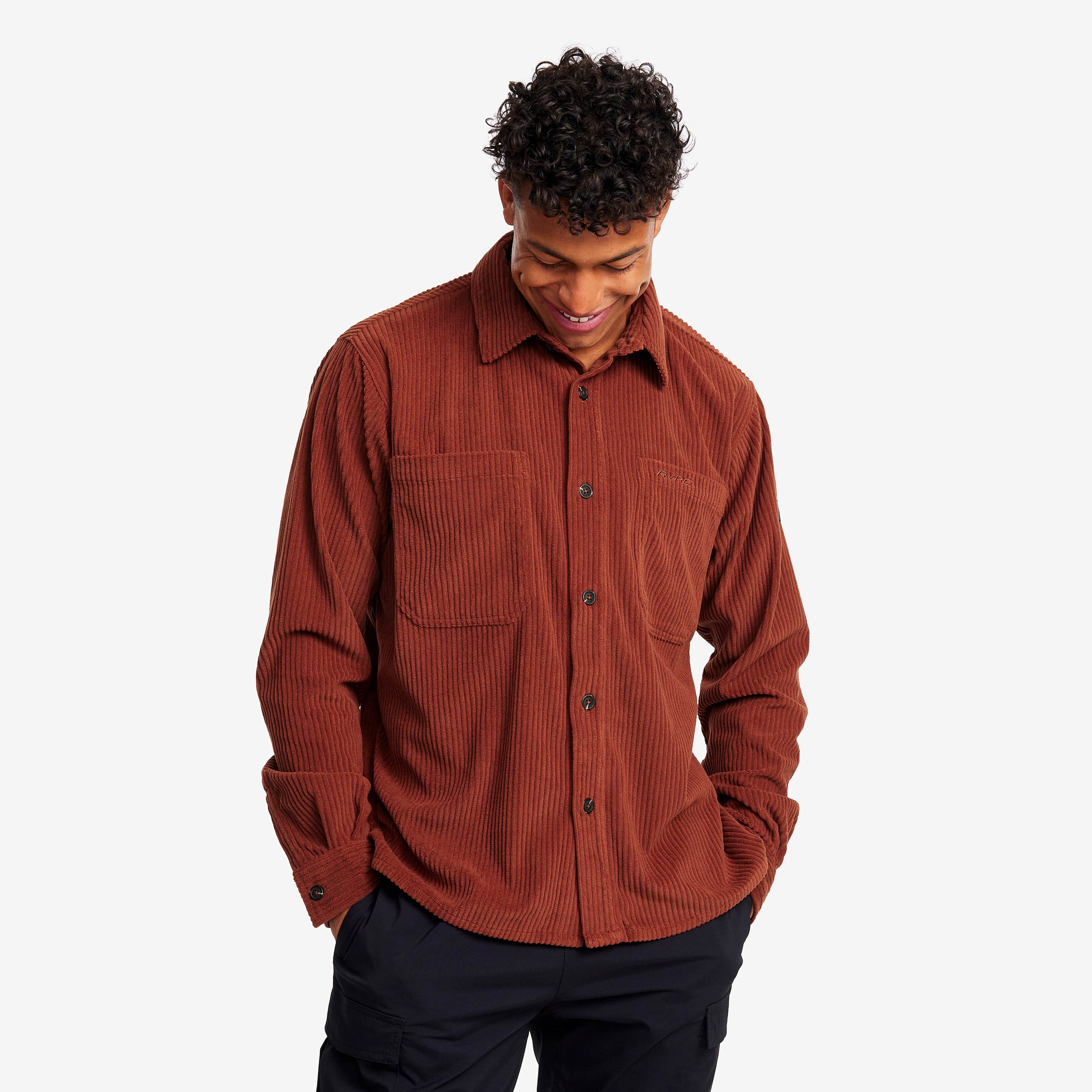 Cord Shirt Homme Smoked Paprika
