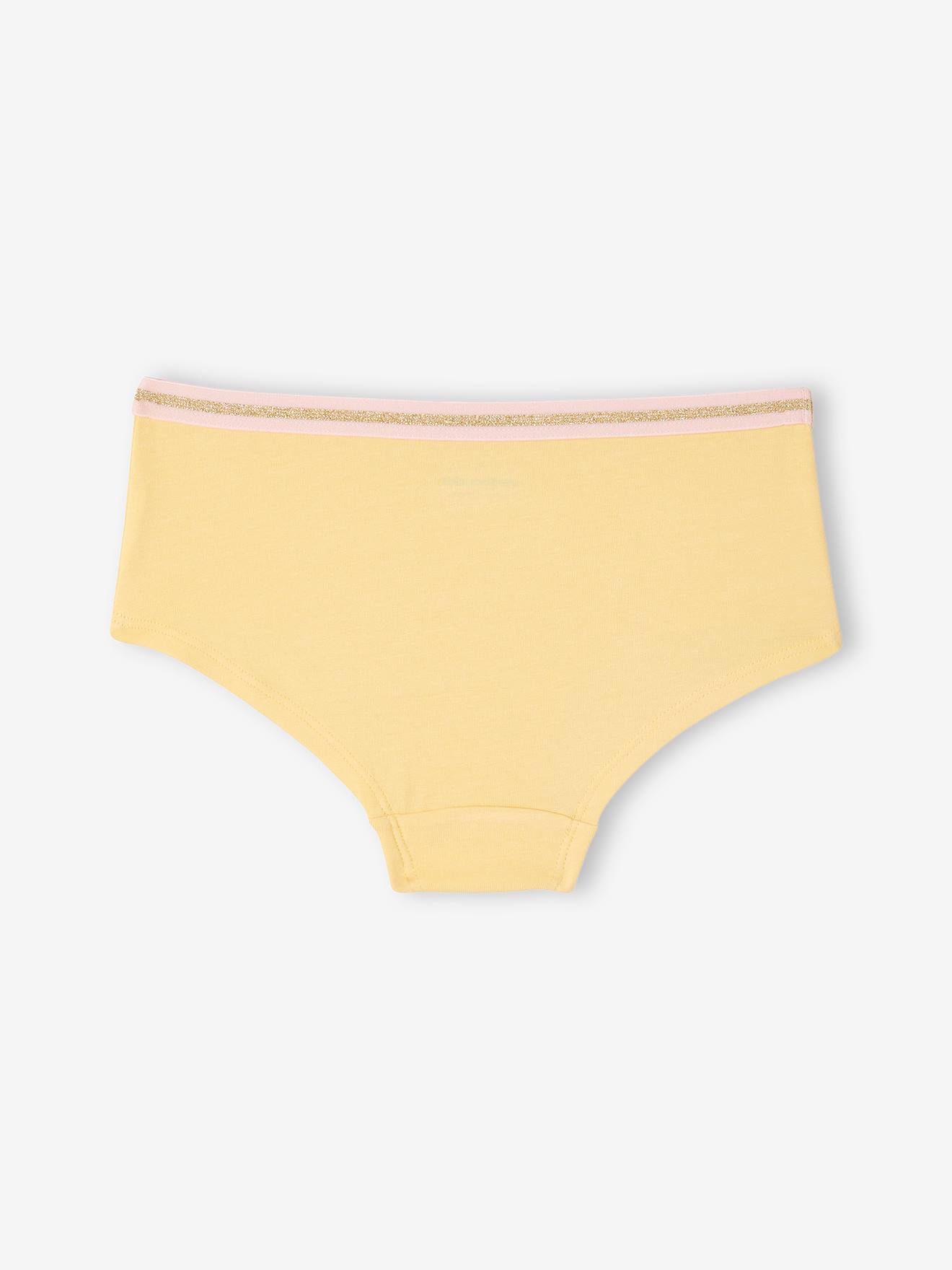 Vertbaudet 7er-Pack Mädchen Shortys mit Bio-Baumwolle - rosa