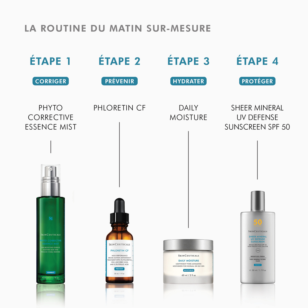 SkinCeuticals Phyto Corrective Brume hydratante Hautement concentrée en acide hyaluronique, apaise et réduit les rougeurs